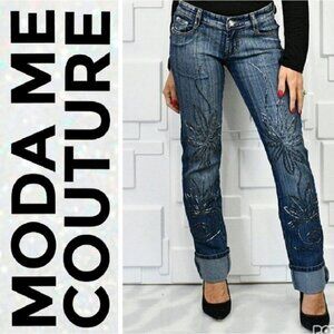 Beaded detailed Jeans